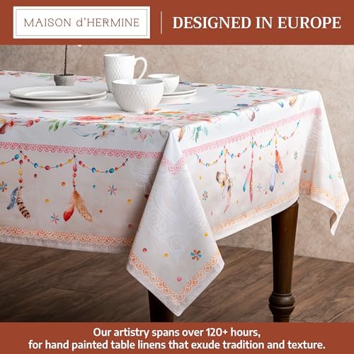 Maison d' Hermine Table Cloth Rectangle Table Reusable 100% Cotton 60"x120" - Image 2