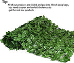 DearHouse Artificial Faux Ivy Hedge Privacy Fence Wall Screen, Leaf and Vine Decoration for Outdoor Garden Home Decor, (157.5 * 59inch) - Image 5