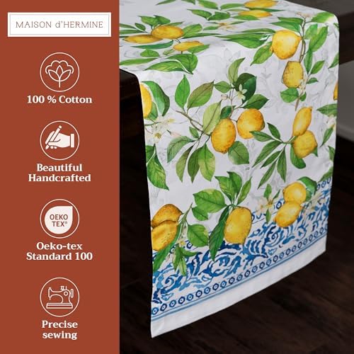 Maison d' Hermine Table Runner 100% Cotton 14.50" x 108" (Single Layer) - Image 2
