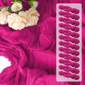 12Pack Hot Pink Cheesecloth Table Runners 10FT Gauze Table Runner by Unknown