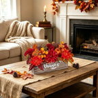 Fall Centerpieces for Tables Fall Flower in Pot Thanksgiving Table Decor - Image 2