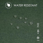BALCONY & FALCON Rectangle Table Cloth Waterproof Dark Green 91"x156" - Image 5