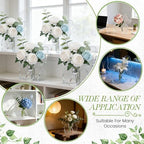 Small Clear Container for Flowers,Clear Acrylic Vase for Flowers,Plastic Vases for Flowers for Home Decor Desktops Living Room Wedding House Warming Gifts (12 Pcs Butterfly Flower Vase) - Image 3