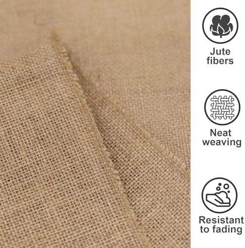 10 Pack Burlap Table Runners 12x108 Inch - Natural Country Vintage Farmhouse Jute Rustic Table Runner Decor for Wedding Birthday Home Party Fall Event Dinning Table - Image 4