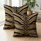 TOMWISH Animal Skin Pattern Print Throw Pillow Covers 24x24 in Set of 2 - Image 2