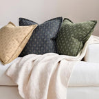 ZWJD Pillow Covers 22x22 Set of 2 Soft Polyester Textured Pillow Covers with Stylish Flange Edge Cozy Farmhouse Throw Pillows for Couch Bed Sofa Living Room - Image 6