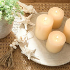 Vanselia Decorative Table Tray Ceramic Round Trays Home Decor (12" Retro) - Image 6
