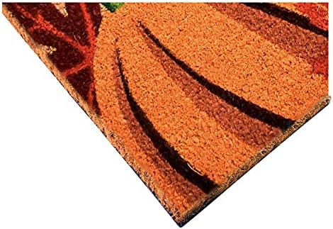 Calloway Mills Pumpkin Spice Outdoor Coir Doormat .Non Slip Vinyl Backing,(Multi, 24" x 36" x 0.60") - Image 5