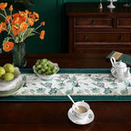 Patdrea Designer French Floral Velvet Table Runner,12"X118"-Noah D - Image 4