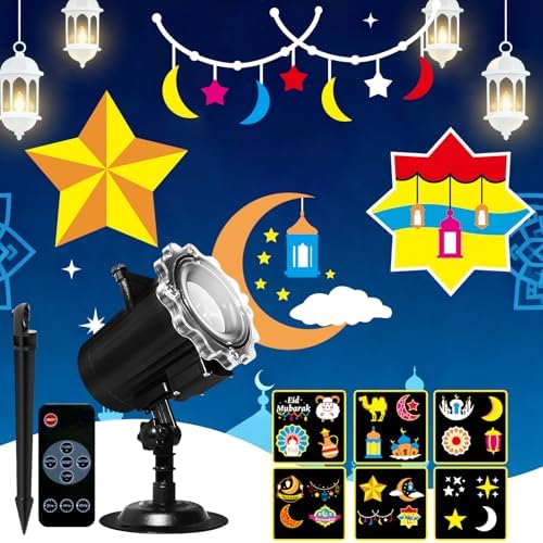 Ramadan Projector Lights for Eid al Fitr, Kareem Muslim Decorations by LJBESTM