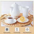 Gejoy 18 Pcs Boho Woven Placemat Wood Bead Napkin Ring with Dinner Napkin - Image 6