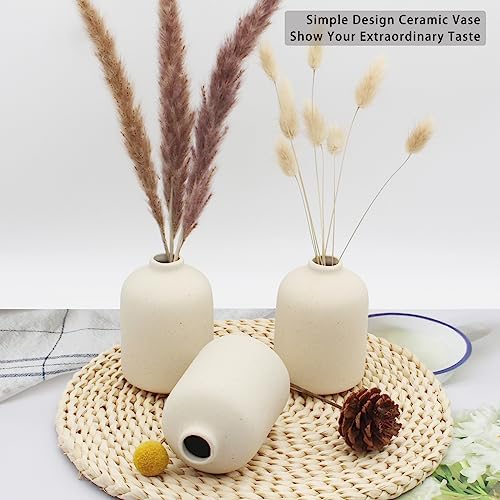 YANLING 6 Pack Small Boho Vase for Flowers Home Decor, Ceramic Vases - Image 6