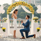 Auihiay 60PCS Yellow Roses Bulk, Yellow Velvet Silk Fake Roses - Image 3