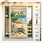 Breling 12 Pcs Seasonal Door Cover, Fall Halloween Decoration, Retro - Image 5
