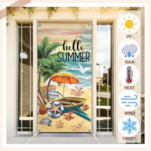 Breling 12 Pcs Seasonal Door Cover, Fall Halloween Decoration, Retro - Image 5