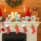 Christmas Stocking Holders for Mantle Weighted Metal Stocking Hangers Hooks for Fireplace Christmas Decorations (Set of 4) - Image 5