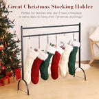 Housolution Christmas Stocking Holder Stand with 12 Hooks - Image 2