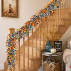 Waipfaru 2 Pcs Fall Eucalyptus Garland Thanksgiving Vine for Fall Decor - Image 6