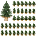 Yinder 36 Pcs 7.87 Inch Mini Christmas Tree Tabletop Pine Decoration by Yinder
