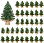 Yinder 36 Pcs 7.87 Inch Mini Christmas Tree Tabletop Pine Decoration by Yinder