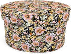 Sarah's Hat Boxes – Floral Decorative Gift Box | Elegant Reusable Storage Boxes for Gifts, Keepsakes, Jewelry, or Special Items | Unique Printed Design by SarahsHatBoxes
