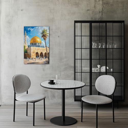 TIEHAOMAI Islamic Art Canvas Wall Art（Mosque-3,12x18inch (30x45cm) - Image 5