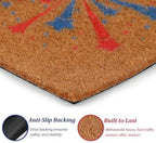 Honoson 2 Pcs 4th of July Doormat, Red White Blue Front Door Mat - Image 4