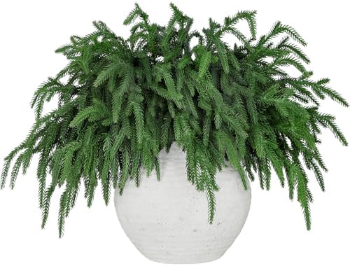 LZNPA 50 Pcs Realistic Christmas Pine Branches Natural Droopy Soft Bendable by LZNPAArtificialPlants