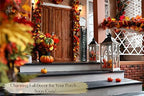 2in1 Merry Christmas Welcome Sign for Front Door Standing, Happy Thanksgiving Sign for Front Porch Standing, Christmas Porch Sign,Outdoor Wooden Interchangeable 4ft Tall Vertical Wood Holiday Fall Signs. - Image 2