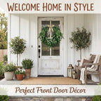 Heart Shaped Artificial Olive Leaf & Fruit Wreath (2PS 16in) - Image 7