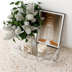 ATZYmolin 16"x12" Large Acrylic Serving Tray, Vanity Platter, Clear - Image 7