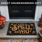 I Put a Spell on You Welcome Mat 30x17 Inch, Hocus Pocus Doormat Coir Fall - Image 6