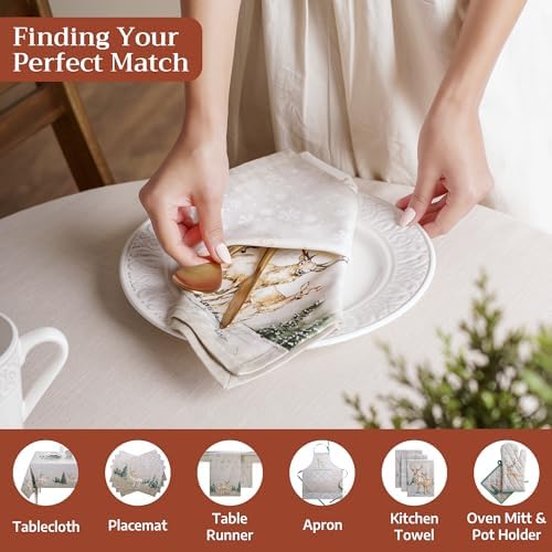 Maison d' Hermine Cloth Napkins Set of 4 Reusable 100% Cotton (20" x 20") - Image 4
