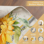 Maison d' Hermine Placemats Set of 4 Reusable 100% Cotton (13"x19") - Image 6