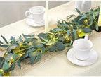 FiveSeasonStuff Rustic Willow and Eucalyptus Garlands – Lifelike Greenery with USB-Powered 100 LED String Lights – Perfect for Weddings, Home Decor, Events, and Seasonal Decorations - Image 3