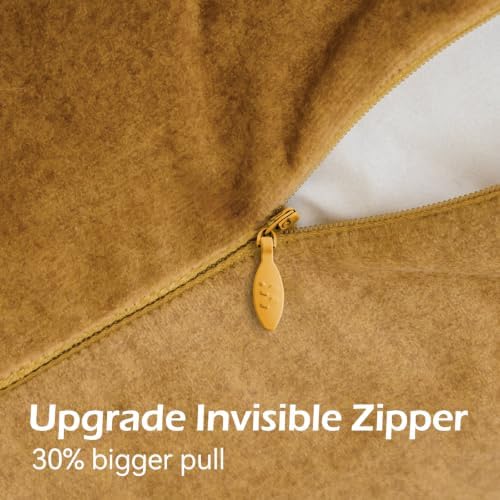 a moment Waterproof Throw Pillow Covers Set of 4,20x20 Inch Outdoor Stain Resistant Pet Friendly Pillowcases Cushion Covers for Patio Sofa and Living Room,Amber Woods - Image 4