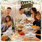 Yunsailing 24 Pcs Flower Napkin Rings Peony Floral Handmade Napkin Holder Rings Handicraft Holder for Table Decorations Wedding Holiday Banquet Luncheons Birthday Party Picnics Supplies(White) - Image 5