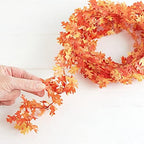 3 Mini Fall Garlands with Tiny Oak Leaves – 12 ft Each, 36 ft Total - Image 3