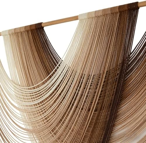 LISRRZHEN Large Macrame Wall Hanging - Boho Nordic Geometric Woven Tapestry, Handcrafted Cotton Wall Decor for Living Room Bedroom Entryway Apartment - Image 7