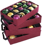 612 Vermont Christmas Ornament Storage Box, Holds 60-3 Inch Ornaments - Image 2
