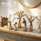Hewory Small Bud Vases Bulk: 25Pcs Multi Amber Flower Vases for Centerpiece - Image 4
