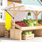 Farm Stand Blank Flag with Pole Kit, 12x42 Inch Double-Layer Heavy-Duty 300D Polyester Banner, DIY Custom Sublimation Vinyl Flag for Garden, Yard, Events, or Outdoor Commercial Display (Yellow) - Image 5