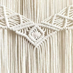 Achart Macrame Wall Hanging Large- Boho Wall Decor- large wall art- Wall Decor Living Room- Macrame Tapestry Boho Decor for Bedroom (Beige-Shells) - Image 3