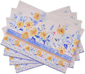 Maison d' Hermine Placemats Set of 4 Reusable 100% Cotton (13"x19") by MaisondHermine