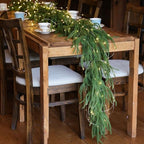 MISSPIN Christmas Garland with Lights, Real Touch Winter Pine Garland, Green Artificial Greenery Garland for Table, Mantle, Wall, Indoor, Outdoor Christmas Decorations - Image 4