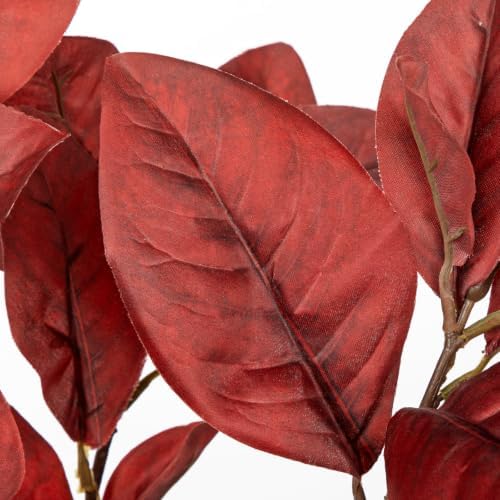Briful 3 Pack Faux Magnolia Stems, 39.4 Inch Fall Branches - Image 3