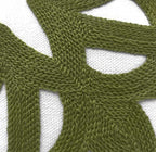 Alysheer Boho Embroidered Throw Pillow Cover 18"x18" Set of 2, Olive Green - Image 6