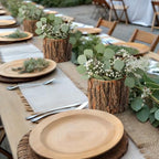 9 Pcs Wooden Vase for Centerpieces Wedding Flower, 4.7 Inch - Image 6