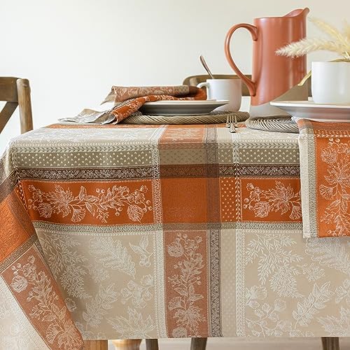 Benson Mills Heirloom Harvest Tablecloth (Terracotta 60"x 120" Rectangular) by BensonMills
