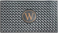 A1HC Natural Rubber Front Door Mat 24x39 inches, Monogrammed Doormat for Entryway, Heavy Duty Shoe Scraper Welcome Mat for Porch, Patio & Outside Entrance - Black by A1HomeCollectionsLLC